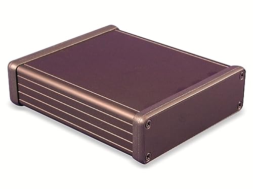 HAMMOND ELECTRONICS Profilgehäuse 1455L1201BK Aluminium, Schwarz, 120 x 103 x 30,5, 1 Stück von HAMMOND ELECTRONICS