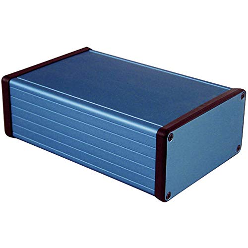 HAMMOND ELECTRONICS Universal-Gehäuse 1455N1601BU Aluminium, Blau, 160 x 103 x 53, 1 Stück von HAMMOND ELECTRONICS