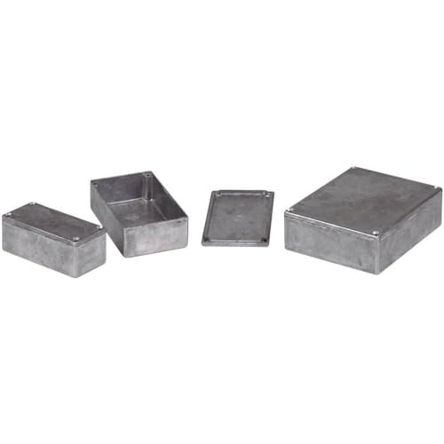 HAMMOND ELECTRONICS Universalgehäuse 11130PSLA Aluminium 125 x 125 x 79, 1 Stück von HAMMOND ELECTRONICS