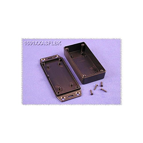 HAMMOND ELECTRONICS Universalgehäuse 1591XXASFLBK ABS, Schwarz, 100 x 51 x 26, 1 Stück von HAMMOND ELECTRONICS