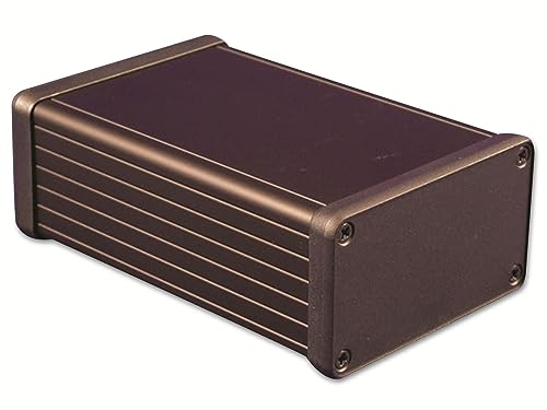 Hammond Electronics 1455K1202BK Profilgehäuse Aluminium schwarz 120 x 78 x 43 1 St von HAMMOND ELECTRONICS