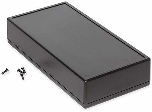 Hammond Electronics 1599HBK Tragbares Gehäuse (EPS), Schwarz, 220 x 110 x 44, 1 Stück von HAMMOND ELECTRONICS