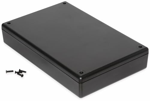 Hammond Electronics 1599KBK Tragbares Gehäuse, expandiertes Polystyrol (EPS), Schwarz, 220 x 140 x 40,5, 1 Stück von HAMMOND ELECTRONICS
