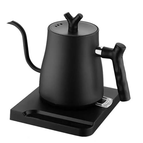 Elektrischer Schwanenhals Wasserkessel, edelstahl Schwanenhalskessel Wasserkocher Schnelles Aufheizen 1L Gooseneck Kettle für Coffee Tea Brewing von HAMON