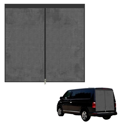 HAMON Auto Hintertür Heckklappe Insektennetz Moskitonetze Ersatz für VW T6 Outdoor Camping Auto Anti-Fliege Net Outdoor Auto Anti-Moskito Net Magnetic Hintertür Anti-Insekt Net Shading Net von HAMON
