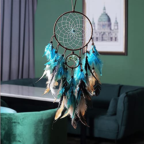 HAMON Dreamcatcher Handgefertigt Traumfänger Feder Traumfänger Traumfänger Klein Dream Catchers für Wandbehang Wohnkultur Ornamente Handwerk Dekoration,Geschenk zum Muttertag von HAMON