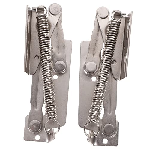HAMPPLIES 1 Paar Hochwertige Federstützhardware Aufklapp Scharniere Hinge für Küchenschränke Möbel Sofas Rostfreies Nickelstahl und Langlebig von HAMPPLIES