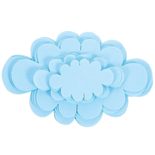 HAMPPLIES 1 Satz Gefälschte Wolkendekoration hängendes von der Decke Wolkendekorationen für Party hängendes Wolkendekor Wolken hängende Verzierung Wolkenornamente gefühlt Himmelblau von HAMPPLIES