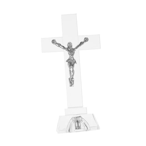 HAMPPLIES 1 Stück Kreuz Ornament aus Weißem Kristall Einzigartiges Religiöses Tischdekor für Gebete Hochwertige Handwerkskunst für Stilvolle Wohnräume Robust und Langlebig für Christliche HAMPPLIES 1 Stück Kreuz Ornament aus Weißem Kristall Einzigartiges Religiöses Tischdekor für Gebete Hochwertige Handwerkskunst für Stilvolle Wohnräume Robust und Langlebig für Christliche von HAMPPLIES