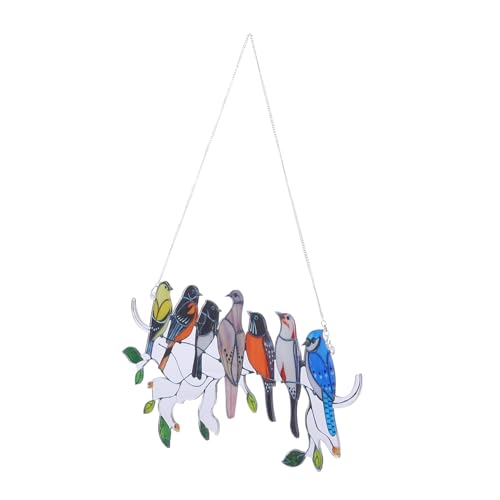 HAMPPLIES 1stück Bunte Vögel Hängedekoration Für Fenster Und Garten Ornamente Für Innen Und Außendekor Vielseitig Einsetzbar Und Für Lebendige HAMPPLIES 1stück Bunte Vögel Hängedekoration Für Fenster Und Garten Ornamente Für Innen Und Außendekor Vielseitig Einsetzbar Und Für Lebendige von HAMPPLIES