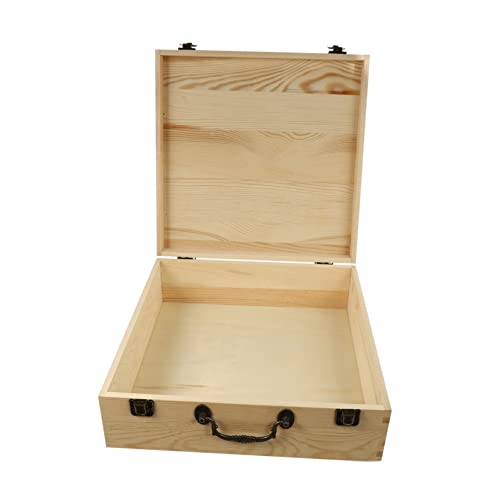 HAMPPLIES 1 Stück Vintage Holz Aufbewahrungsbox Retro Koffer für Stilvolle Lagerung Robust und Langlebig als Dekoration oder Geschenkkiste Holzfarbe HAMPPLIES 1 Stück Vintage Holz Aufbewahrungsbox Retro Koffer für Stilvolle Lagerung Robust und Langlebig als Dekoration oder Geschenkkiste Holzfarbe von HAMPPLIES