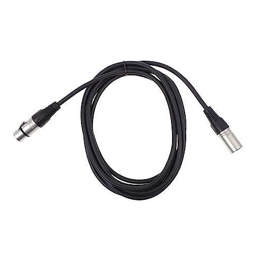 HAMPPLIES 1 Stück Xlr Audio Adapter Kabel Männlich Weiblich Rauschgeschützt aus Zinklegierung für und Recorder Hohe Signalqualität Langlebig und Praktisch von HAMPPLIES