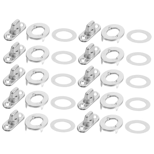 HAMPPLIES 10 Sätze Teiliges Drehknopf Befestigungsschrauben Metall Kompakt und Elegant Vielseitig für Möbel Elektronik und Diy Projekte Stabile Sichere Montage ohne Optische Beeinträchtigung HAMPPLIES 10 Sätze Teiliges Drehknopf Befestigungsschrauben Metall Kompakt und Elegant Vielseitig für Möbel Elektronik und Diy Projekte Stabile Sichere Montage ohne Optische Beeinträchtigung von HAMPPLIES