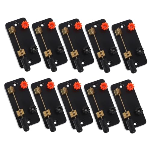 HAMPPLIES 10 Stück Einzelpolige Schalter für Elektronik Experimente Laborgerät für Schülerprojekte Kreativität und Verständnis Elektrizität HAMPPLIES 10 Stück Einzelpolige Schalter für Elektronik Experimente Laborgerät für Schülerprojekte Kreativität und Verständnis Elektrizität von HAMPPLIES