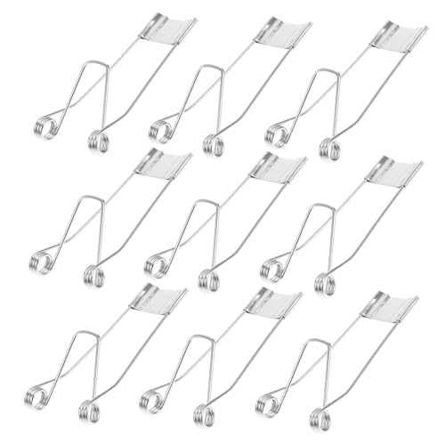 HAMPPLIES 10 Stück Federklammern aus Robustem Metall für Einbauleuchten Einfache Montage Flexible Befestigung von LED Downlights und Spots Langlebige Haltefedern für Deckenlampen HAMPPLIES 10 Stück Federklammern aus Robustem Metall für Einbauleuchten Einfache Montage Flexible Befestigung von LED Downlights und Spots Langlebige Haltefedern für Deckenlampen von HAMPPLIES