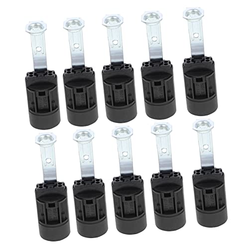 HAMPPLIES 10 Stück Kerzenlampenfassung mit Ständer Candelabra Sockel für DIY Beleuchtung Kompakt Langlebig und Installieren für Wohnzimmer Küchen Schlafzimmer und Bars HAMPPLIES 10 Stück Kerzenlampenfassung mit Ständer Candelabra Sockel für DIY Beleuchtung Kompakt Langlebig und Installieren für Wohnzimmer Küchen Schlafzimmer und Bars von HAMPPLIES