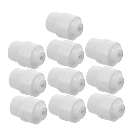 HAMPPLIES 10 Stück Lampenfassung LED Sockel Dickes Kunststoff Gewinde Robust und Hitzebeständig Kompatibel Flexibel Hängend für Innenräume Wie Werkstatt Büro Zuhause HAMPPLIES 10 Stück Lampenfassung LED Sockel Dickes Kunststoff Gewinde Robust und Hitzebeständig Kompatibel Flexibel Hängend für Innenräume Wie Werkstatt Büro Zuhause von HAMPPLIES