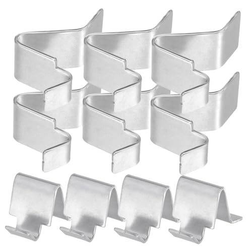HAMPPLIES 10 Stück Metall Regalclips für Schränke Robuste Unterstützung für Regalböden für und Zuhause Verstellbar und Langlebig von HAMPPLIES