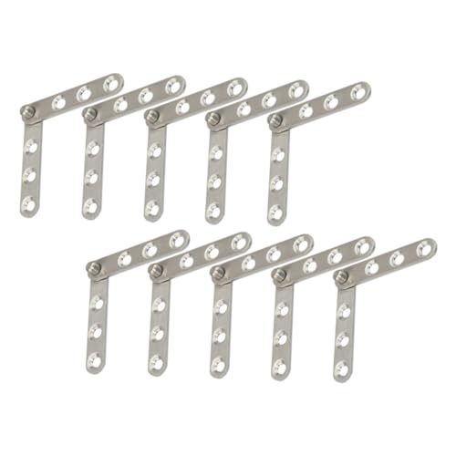 HAMPPLIES 10 Stück Teiliges Edelstahl Möbelscharniere Drehung Verdeckte Schranktürbänder Rostfrei Langlebig Vielseitig Einsetzbar für Fenster Schränke und Möbelmontage HAMPPLIES 10 Stück Teiliges Edelstahl Möbelscharniere Drehung Verdeckte Schranktürbänder Rostfrei Langlebig Vielseitig Einsetzbar für Fenster Schränke und Möbelmontage von HAMPPLIES