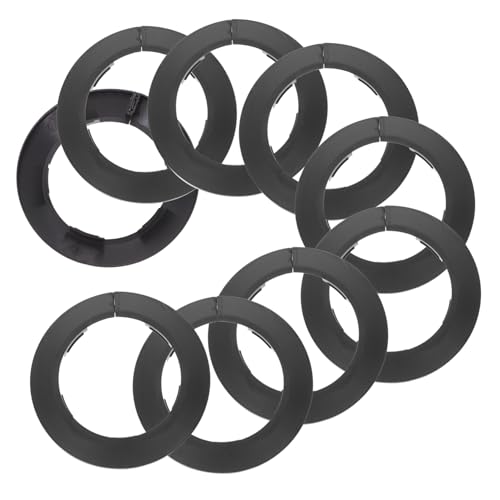HAMPPLIES 10 Stück Teiliges PVC Rohr Dekorationsabdeckungen Wiederverwendbare Runde Escutcheon Platten Rostfrei Einfache Wandmontage mit Selbstklebendem Sticker Geeignet für Heizungs Wasser HAMPPLIES 10 Stück Teiliges PVC Rohr Dekorationsabdeckungen Wiederverwendbare Runde Escutcheon Platten Rostfrei Einfache Wandmontage mit Selbstklebendem Sticker Geeignet für Heizungs Wasser von HAMPPLIES