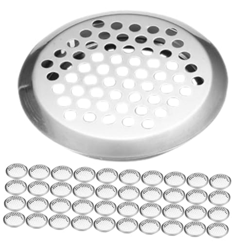 HAMPPLIES 100 Stück Edelstahl Lüftungsgitter Rund Ventilationsabdeckung für Schrank Schuhschrank Atmungsaktiv Schutz vor Schmutz Einfache Montage Langlebig HAMPPLIES 100 Stück Edelstahl Lüftungsgitter Rund Ventilationsabdeckung für Schrank Schuhschrank Atmungsaktiv Schutz vor Schmutz Einfache Montage Langlebig von HAMPPLIES