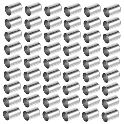 HAMPPLIES 100 Stück Edelstahl Schlauchhülsen Kompressionshülsen für Hydraulikschlauch Crimpwerkzeug Rostfrei Druckbeständig Vielseitig Einsetzbar für Hochdruck Sprühsysteme HAMPPLIES 100 Stück Edelstahl Schlauchhülsen Kompressionshülsen für Hydraulikschlauch Crimpwerkzeug Rostfrei Druckbeständig Vielseitig Einsetzbar für Hochdruck Sprühsysteme von HAMPPLIES