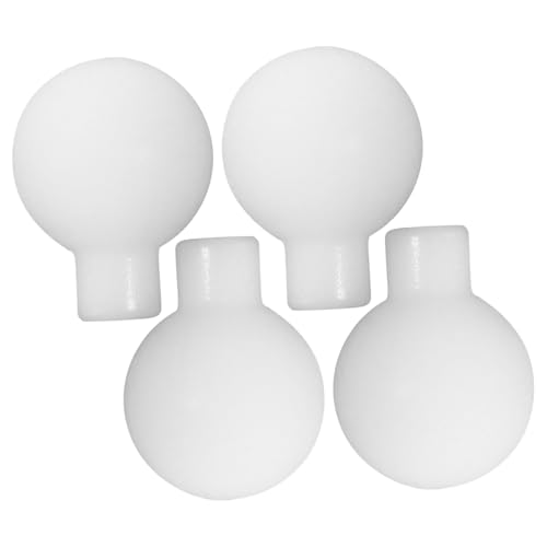 HAMPPLIES 100 Stück Teiliges Lampenschirm Mattierte LED Kugel Abdeckung Dekorative Lichterkette Wetterfeste Lichtkugel für Garten Terrasse Eingang Außenbereich Einfache Montage Vielseitig von HAMPPLIES