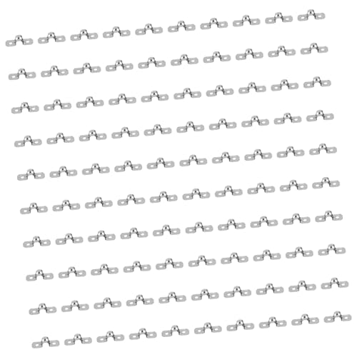 HAMPPLIES 100 Stück Teiliges U Rohrschellen Korrosionsbeständige Rohrschelle mit Starker Fixierung Vielseitig für Flüssigkeits und Gaspipelines Langlebige Schlauchklemme für Wand und von HAMPPLIES