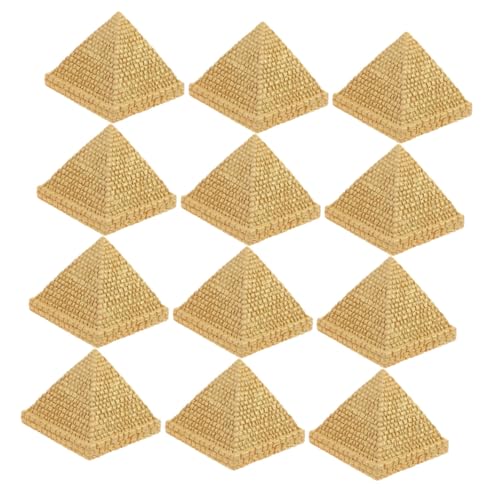 HAMPPLIES 12stücke Miniaturfigur Einer Ägyptischen Pyramide Aus Harz DIY-ägyptisches Dekor Für Zuhause Und Büro Kleine Statue Als Schreibtisch-Ornament Authentisches Aussehen Im Stil des Alt HAMPPLIES 12stücke Miniaturfigur Einer Ägyptischen Pyramide Aus Harz DIY-ägyptisches Dekor Für Zuhause Und Büro Kleine Statue Als Schreibtisch-Ornament Authentisches Aussehen Im Stil des Alt von HAMPPLIES