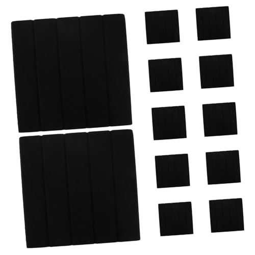 HAMPPLIES 12 Stück Selbstklebende Schalldämmplatten Schwarz Polyethylen Akustik Schallschutz Wand Deckenpaneele für Büro Wohnzimmer Heimkino Geräuschreduzierung von HAMPPLIES