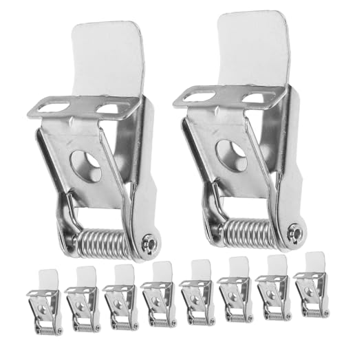 HAMPPLIES 12 Stück Teiliges Federklammer für Einbaustrahler mit Halterung Robuste Federclips für Deckenleuchten Einfache und Zeitsparende Montage Langlebiges Material von HAMPPLIES
