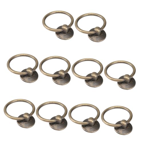 HAMPPLIES 12 Stück Teiliges Schwarzer Runder Ring Ziehgriffe aus Zinklegierung und Eisen Retro Design Robust und Installieren Geeignet für Schrank Schublade Kommode Kleiderschrank und Möbel HAMPPLIES 12 Stück Teiliges Schwarzer Runder Ring Ziehgriffe aus Zinklegierung und Eisen Retro Design Robust und Installieren Geeignet für Schrank Schublade Kommode Kleiderschrank und Möbel von HAMPPLIES