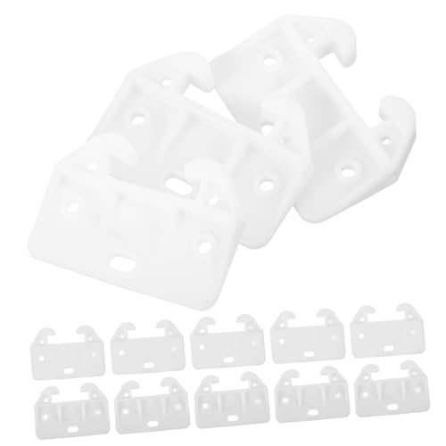 HAMPPLIES 15 Stück Teiliges Kunststoff Schubladenstopper Groß rutschfest Installieren Tragfähig Vielseitig für Kleiderschrank Küche Bad Verhindert Herausfallen und Sichert Führungsschienen von HAMPPLIES