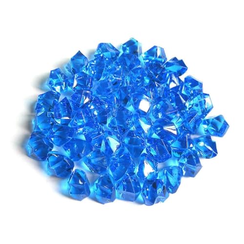 HAMPPLIES 150stücke Acryl Kristallsteine Royalblau Dekorative Eiswürfel Für -handwerksprojekte Für Tischdekoration Aquarien Und Handyverschönerung von HAMPPLIES