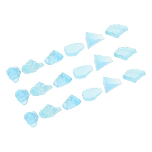 HAMPPLIES 18 Stück Teiliges Miniatur Dekor Realistische Arktische Landschaftsfiguren Pflegeleichte Micro Arctic Dekoration für Schreibtisch Aquarium und Kleine Räume von HAMPPLIES