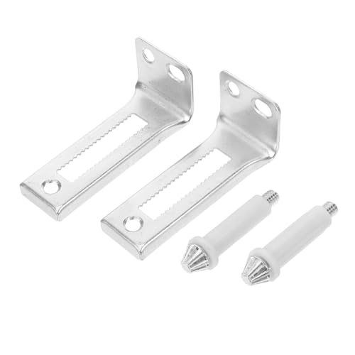 HAMPPLIES 2 Paare Bifold Türbeschläge Top Pivot Scharniere aus Metall und Kunststoff Langlebiges Bifold Tür Hardware Leise und Reibungslose Funktion Einfache Montage Geeignet für Doppelte von HAMPPLIES
