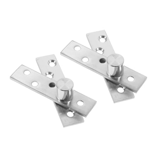 HAMPPLIES 2 Paare Edelstahl Drehscharnier Verdecktes Pivot Scharnier Mittelgroß für Holztüren Schwerlast Türbeschlag mit Hoher Stabilität und Leichter Drehbewegung Geeignet für Innen und HAMPPLIES 2 Paare Edelstahl Drehscharnier Verdecktes Pivot Scharnier Mittelgroß für Holztüren Schwerlast Türbeschlag mit Hoher Stabilität und Leichter Drehbewegung Geeignet für Innen und von HAMPPLIES