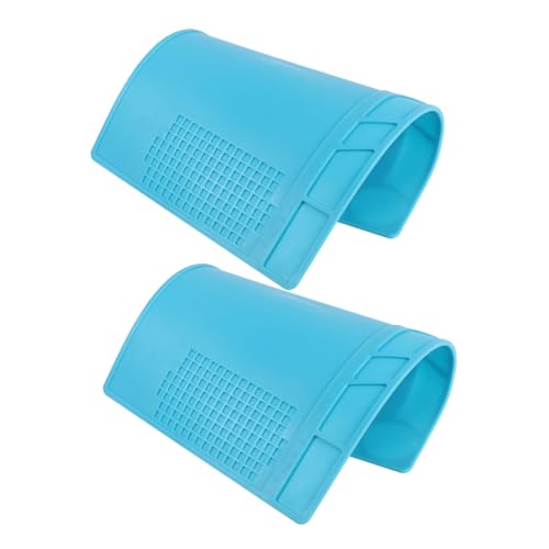 HAMPPLIES 2 STÜCK Hitzebeständige Silikon Lötmatte bis Antistatisch Rutschfest mit Präzisen Skalen und Schraubenfächern für Löten Reparatur und Wartung von Elektronikgeräte HAMPPLIES 2 STÜCK Hitzebeständige Silikon Lötmatte bis Antistatisch Rutschfest mit Präzisen Skalen und Schraubenfächern für Löten Reparatur und Wartung von Elektronikgeräte von HAMPPLIES