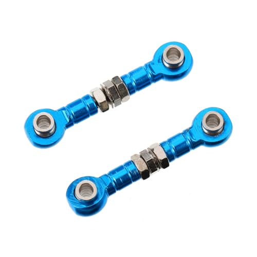 HAMPPLIES 2 STÜCK Rc Lenkstangen Verstellbar Gewindegelenk Spurstange für Rc Truck Ersatz Servo Gestängelenkstangen Kompatibel Polierte Metallteile ohne Grate Robust für Verschiedene HAMPPLIES 2 STÜCK Rc Lenkstangen Verstellbar Gewindegelenk Spurstange für Rc Truck Ersatz Servo Gestängelenkstangen Kompatibel Polierte Metallteile ohne Grate Robust für Verschiedene von HAMPPLIES