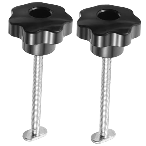 HAMPPLIES 2 Sätze Holz T Nut Klemme T Track Halterung Stabil Präzise Verstellbar für Holzarbeiten Metallbearbeitung Zubehör HAMPPLIES 2 Sätze Holz T Nut Klemme T Track Halterung Stabil Präzise Verstellbar für Holzarbeiten Metallbearbeitung Zubehör von HAMPPLIES