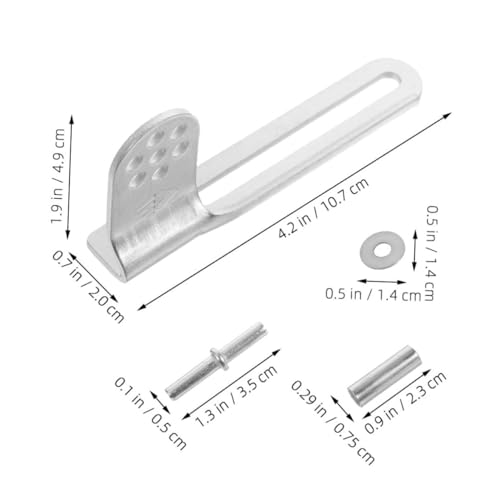 HAMPPLIES 2 Sätze Kühlschrank türscharniere aus Robustem Präzise Gefertigt für Sanftes Öffnen und Schließen Passend Einfach zu Ersetzen Montieren für Kühlschrankreparatur von HAMPPLIES
