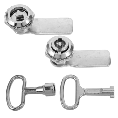 HAMPPLIES 2 Sätze Teiliges Metall schrankschloss mit Schlüssel Robustes Zylinderschloss für Schubladen Briefkästen und Schränke Langlebiger Türverschluss mit Sicherungsriegel für HAMPPLIES 2 Sätze Teiliges Metall schrankschloss mit Schlüssel Robustes Zylinderschloss für Schubladen Briefkästen und Schränke Langlebiger Türverschluss mit Sicherungsriegel für von HAMPPLIES