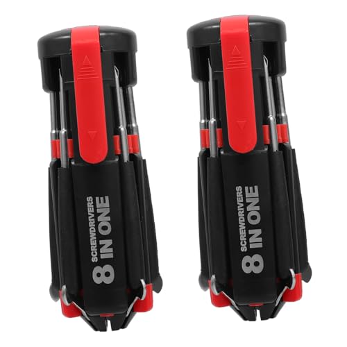 HAMPPLIES 2 Stück 8-in-1-Schraubendreher mit Licht Werkzeuge Multi-Schraubendreher Werkzeugkasten Werkzeugstift -Stift Multifunktionales Werkzeug HAMPPLIES 2 Stück 8-in-1-Schraubendreher mit Licht Werkzeuge Multi-Schraubendreher Werkzeugkasten Werkzeugstift -Stift Multifunktionales Werkzeug von HAMPPLIES