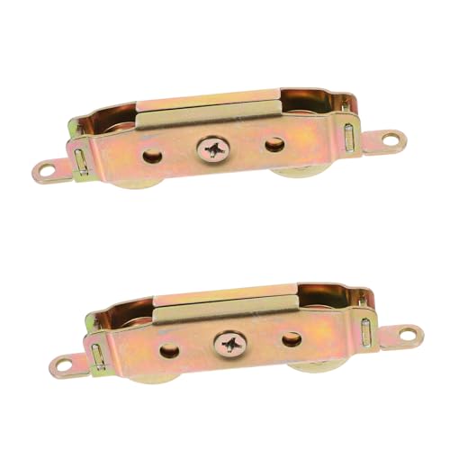 HAMPPLIES 2 Stück Aluminiumlegierung Tür Fenster schiebewalzen Langlebige Doppel lager Verschleißfeste Laufrollen für Schiebetüren und Fenster Geräuscharm und Reibungsreduzierend HAMPPLIES 2 Stück Aluminiumlegierung Tür Fenster schiebewalzen Langlebige Doppel lager Verschleißfeste Laufrollen für Schiebetüren und Fenster Geräuscharm und Reibungsreduzierend von HAMPPLIES