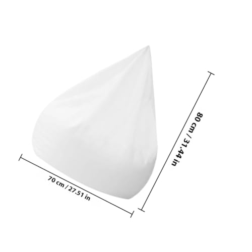 HAMPPLIES 2 Stück Atmungsaktive Mesh Innensack Hülle für Lazy Sofa Langlebiger Sitzsack Innenbezug mit Reißverschluss Passend Geruchsneutral Waschbar Nachhaltiges Material von HAMPPLIES