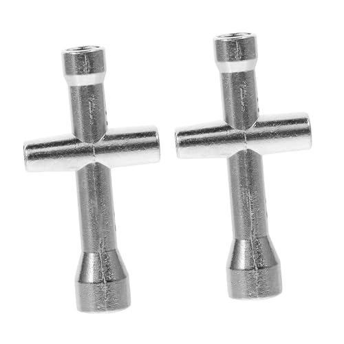 HAMPPLIES 2 Stück Cross Spanner Sleeve Teilig Schraubenschlüssel Reparaturwerkzeug für Rc Modellautos Hsp Wltoys Langlebig Ergonomisch Kompakt HAMPPLIES 2 Stück Cross Spanner Sleeve Teilig Schraubenschlüssel Reparaturwerkzeug für Rc Modellautos Hsp Wltoys Langlebig Ergonomisch Kompakt von HAMPPLIES