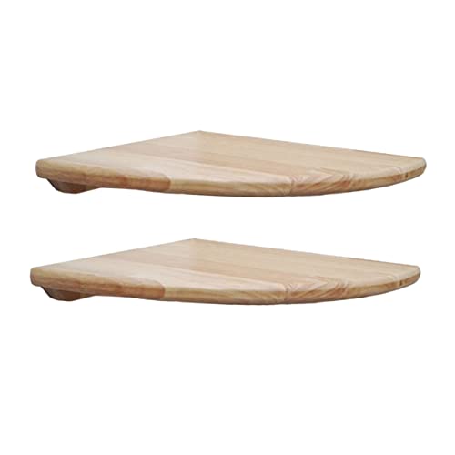 HAMPPLIES 2 Stück Eckregal Holz Wandregal mit Schwebendem Design für Optimalen im Wohnbereich für Pflanzen und Dekoration Radius Platzsparend und Sicher für Tiere HAMPPLIES 2 Stück Eckregal Holz Wandregal mit Schwebendem Design für Optimalen im Wohnbereich für Pflanzen und Dekoration Radius Platzsparend und Sicher für Tiere von HAMPPLIES
