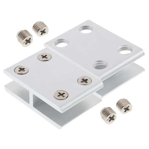 HAMPPLIES 2 Stück Glas Klemme für Möbel Glasplatte Rutschfeste Halterung mit Gummipuffer Verstellbar Rostfrei für Geländer und Regalbefestigung HAMPPLIES 2 Stück Glas Klemme für Möbel Glasplatte Rutschfeste Halterung mit Gummipuffer Verstellbar Rostfrei für Geländer und Regalbefestigung von HAMPPLIES