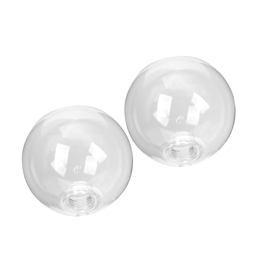 HAMPPLIES 2 Stück Glas Lampenschirm Ømm Schraubfassung Ersatz Lampenschirm für Pendelleuchte Langlebig Installieren Modernes Design für Wohn Arbeitsbereiche HAMPPLIES 2 Stück Glas Lampenschirm Ømm Schraubfassung Ersatz Lampenschirm für Pendelleuchte Langlebig Installieren Modernes Design für Wohn Arbeitsbereiche von HAMPPLIES