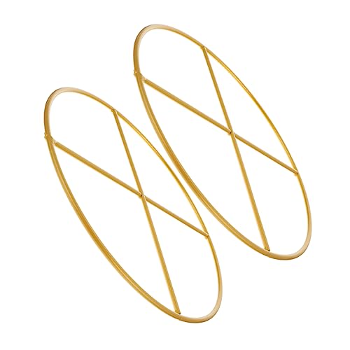 HAMPPLIES 2 Stück Goldenes Ringmaterial Kranz -DIY-Ringe Hochzeitsdekoration Handwerk Für Erwachsene Ringe Masse Kränze Reifen Selber Machen -Reifen Party Eisen HAMPPLIES 2 Stück Goldenes Ringmaterial Kranz -DIY-Ringe Hochzeitsdekoration Handwerk Für Erwachsene Ringe Masse Kränze Reifen Selber Machen -Reifen Party Eisen von HAMPPLIES